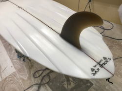 surfboard repair polyester remake fin dan 2